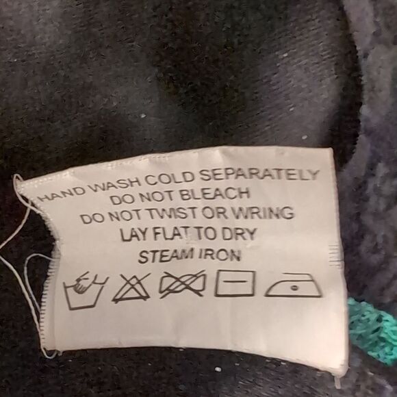 JC Italy Emerald Green Colorblock Lace Mockneck Turtleneck - Picture 5 of 9